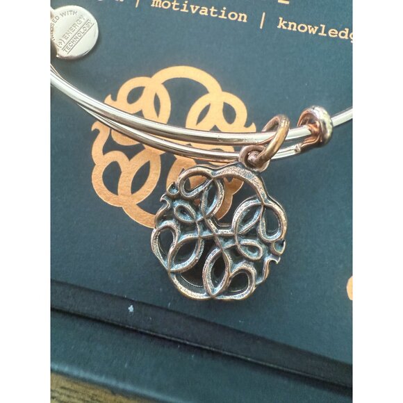 Alex and Ani rose gold Path of Life bracelet - Picture 3 of 10